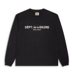 Gallery Dept French Logo Lux Long Sleeve Black