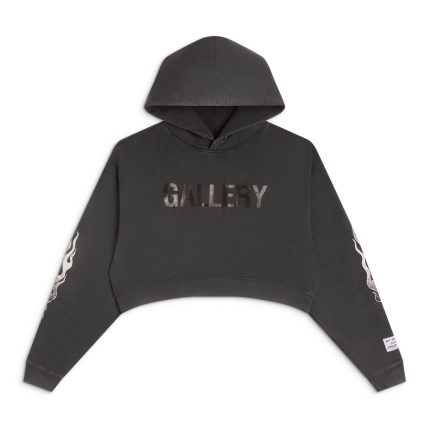 Gallrery Dept Women’s Cropped Flames Hoodie